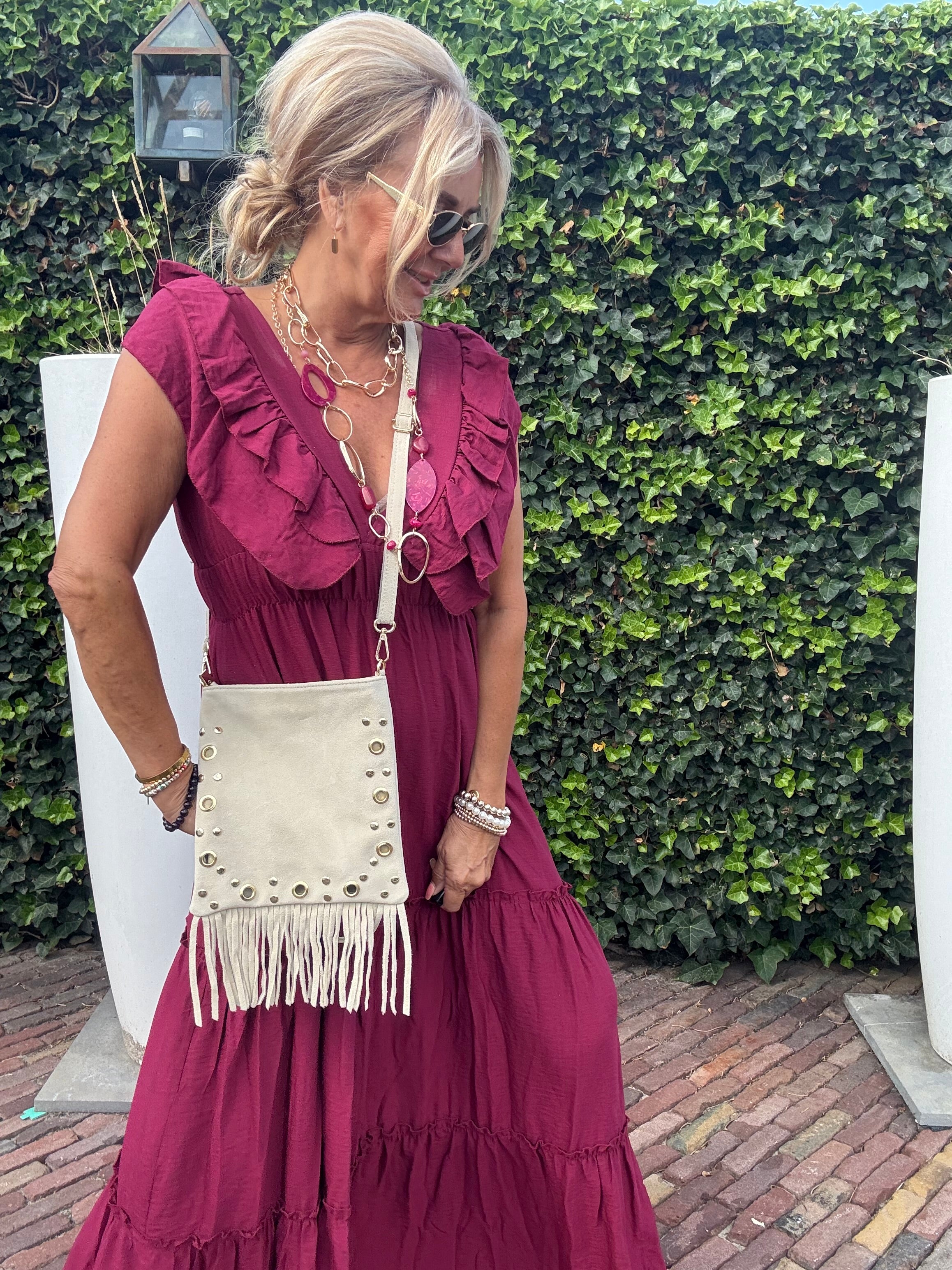 Dress Elegance Bordeaux🌺